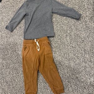Gray and Brown Kids Bottoms